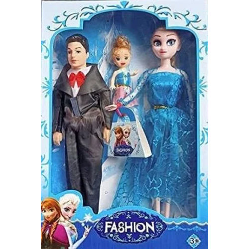 Multicolour Fashion Frozen Doll Zx666 With Beauty (Multicolour)