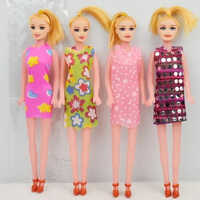 dolls for girls with Foldable and movable Hand and Leg Doll Set (Multicolor)