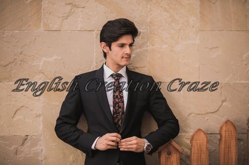 Base Color Clack Jacquard Ties