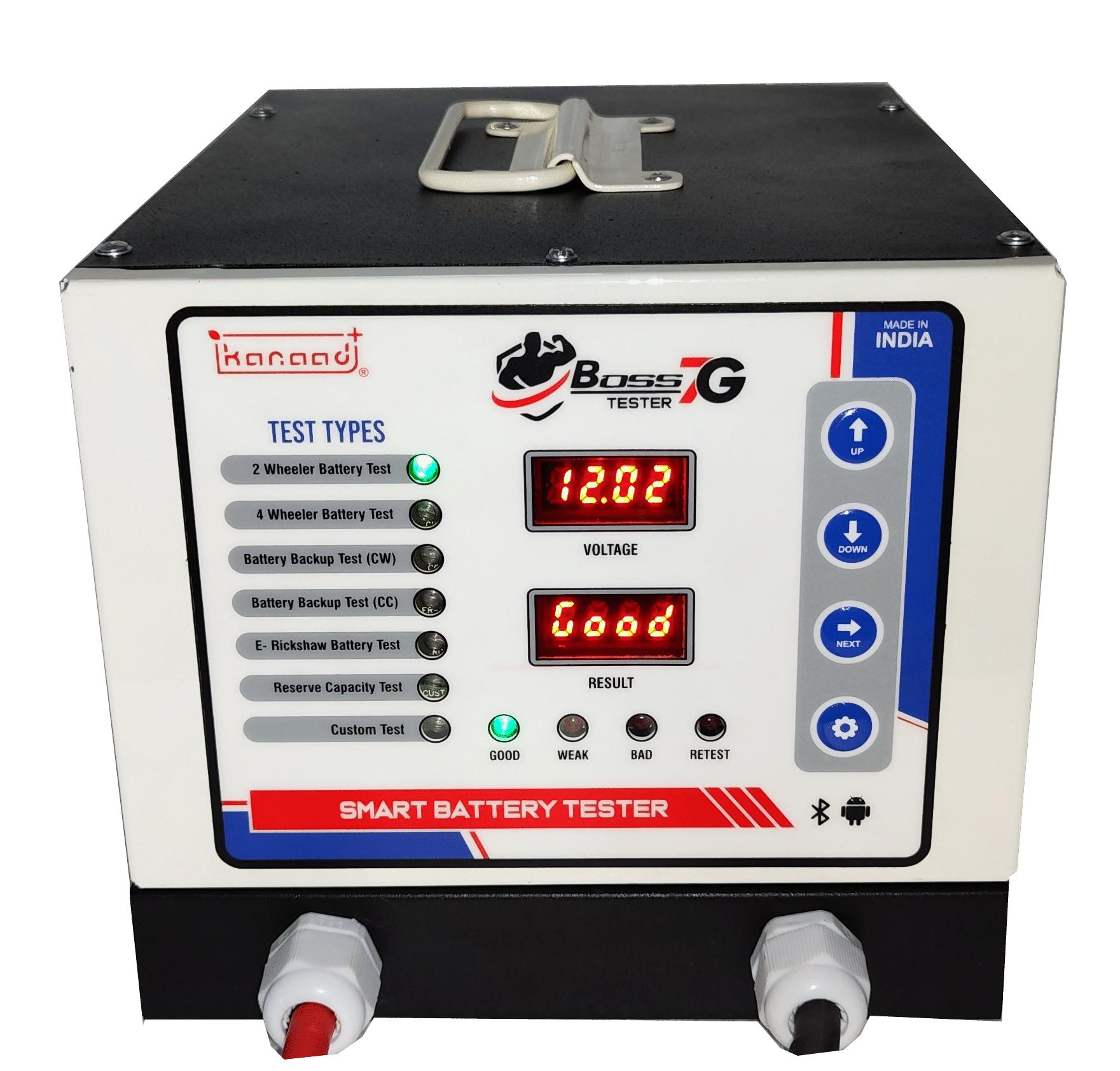 Battery Load Tester for Two Wheeler and Four Wheeler Batteries