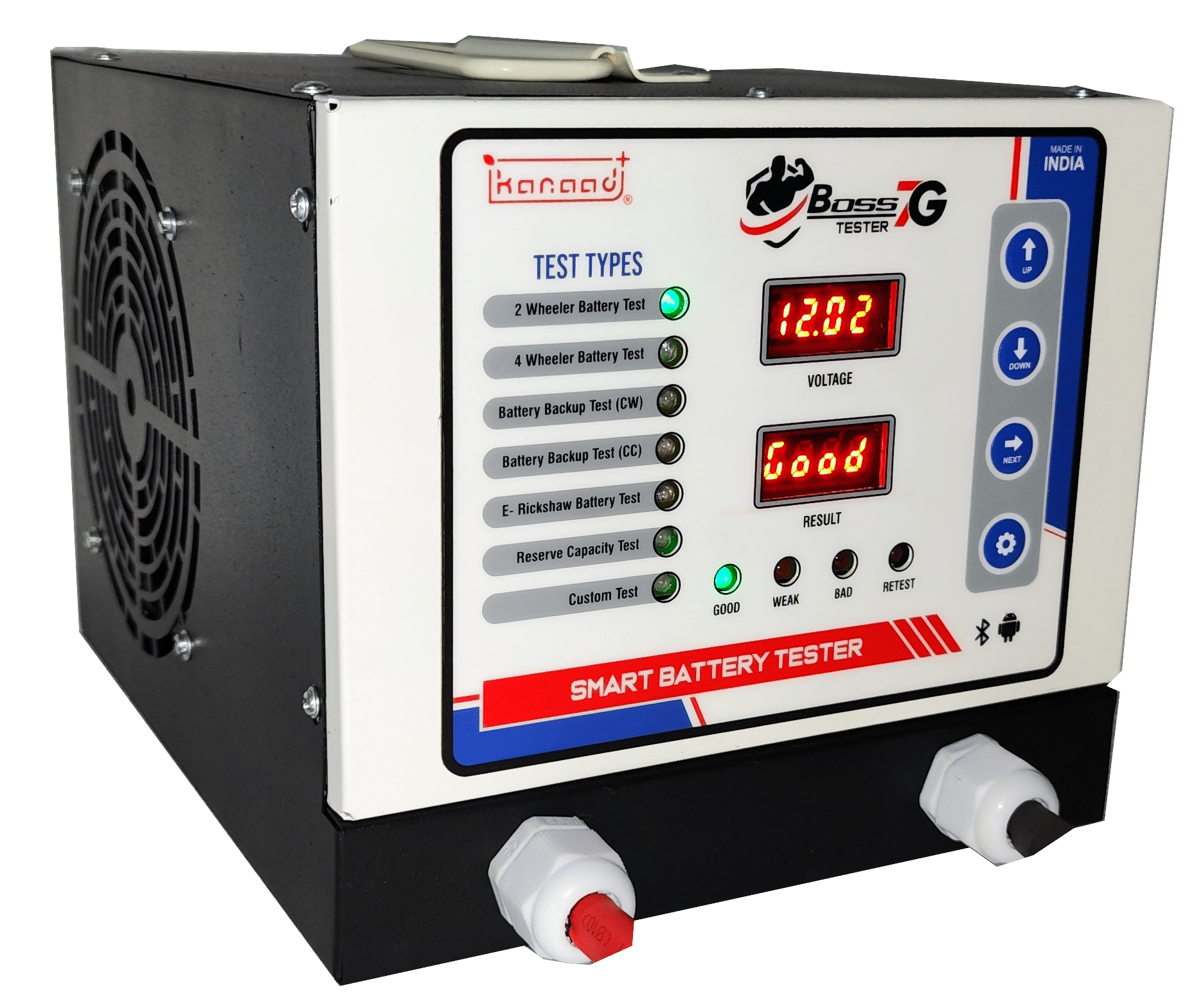 Battery Load Tester for Two Wheeler and Four Wheeler Batteries