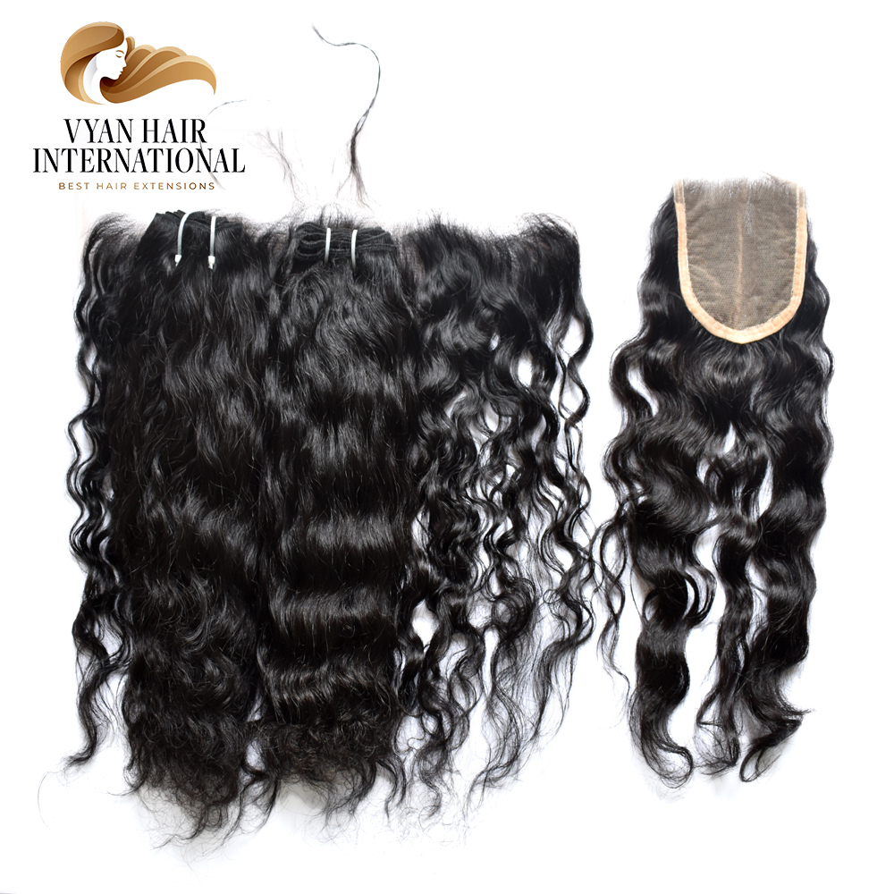 Wholesale Lace Closure Remy Hair Bundles With 4x4 Lace Closure