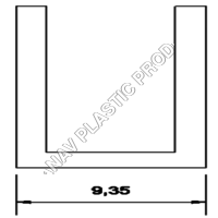 U Profile For Furniture - Extruded Aluminum, Customizable Size Options | High Precision Manufacturing, Durable And Lightweight Design