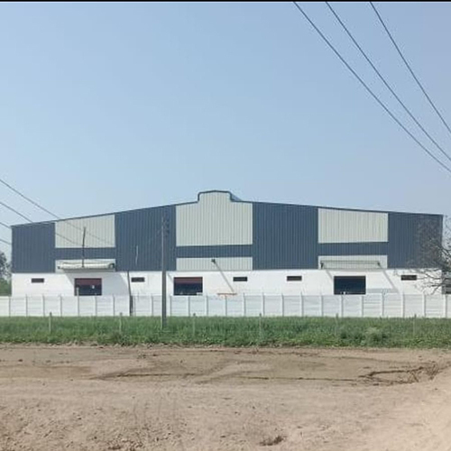 PEB Warehouse Shed - Steel Frame, PVC Windows and Door | Durable, Modular Design, Weather-Resistant, Customizable Storage Solution