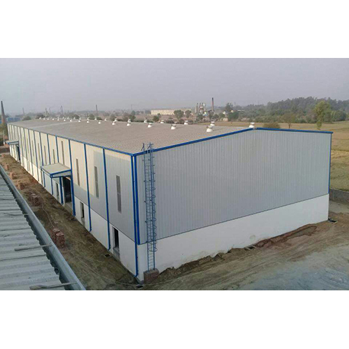 Peb Roofing Shed - Color: Blue And White (Custom Colors Available)