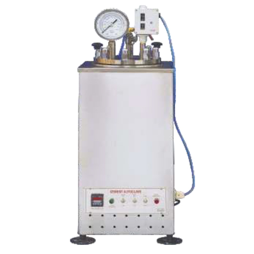 Laboratory Cement Autoclave - Stainless Steel & Mild Steel, White Finish | High Quality, Durable Design with 1 Year Warranty