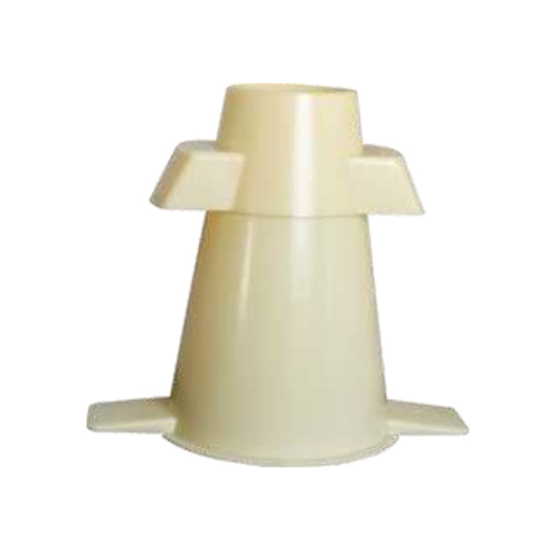 White Slump Cone Plastic