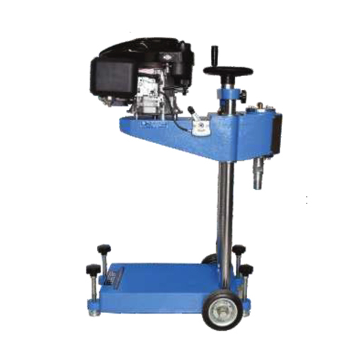 Blue-Black-Silver Petrol Driven Portable Core Cutting Drilling Machine