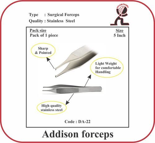 Addison Forceps at Best Price in Mumbai, Maharashtra | Dotcom Pharma