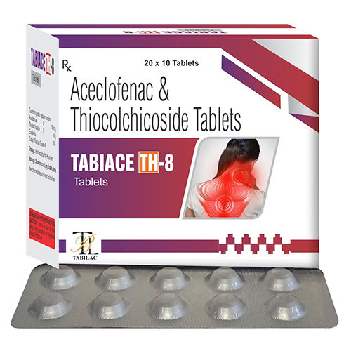 Pharmaceutical Aceclofenac And Thiocolchicoside Tablets