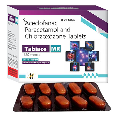 Aceclofenac Paracetamol And Chlorzoxozone Tablets