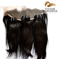 Brazilian Hair  4X4 5X5 13X4 13X6 Closure Frontal Straight Virgin Hair Bundles