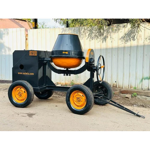 Black Half Bag Concrete Mixer Portable