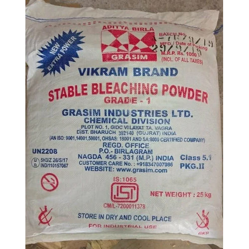 Bleching Powder Application: Industrial