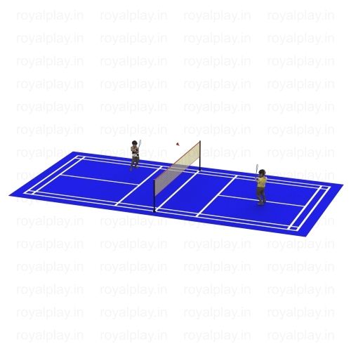 Badminton Sports Flooring Softpad Synthetic Acrylic Flooring - Color: Red