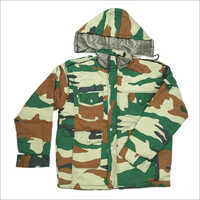 Military Camouflage Jacket - Cotton Printed, Full Sleeve Hooded | Unisex, Machine Washable, Available In S, M, L, Xl
