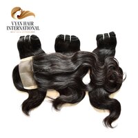 Cuticle Aligned Hd Closure Lace Fronts With Wholesale Price Transparent Hd Lace Frontal With Pre Plucked Hairline With Bundles