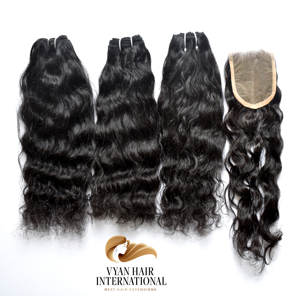 Wholesale 100% Raw Virgin Mink Brazilian Human Hair Bundles With Frontal Closure