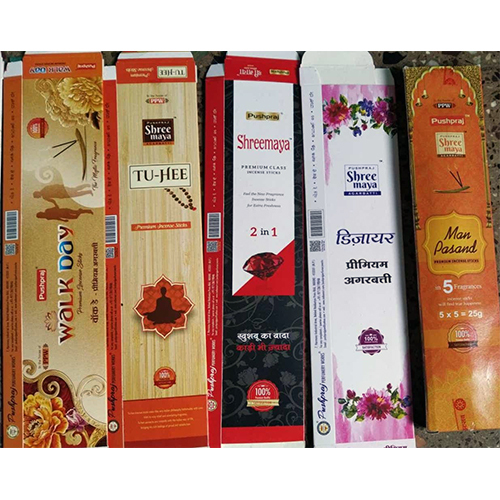 Shree Maya Pouch Agarbatti in 5 Fragrances - Herbal Eco-Friendly Indian Incense, Smooth Surface for Effective Anti-Odour Use