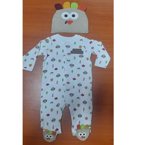 Different Available Infant Romper With Cap