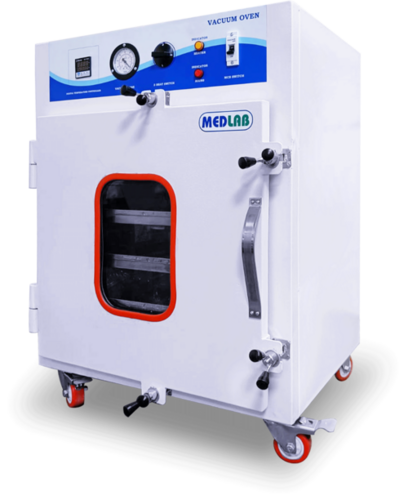 Industrial Vacuum Oven - Temperature Range 50 to 200 C Metal Build Automatic Operation 220-440 Volt Power Customized Size Available Various Capacities from 12 to 180 Liters