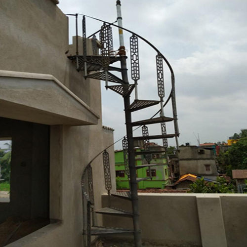 Cast Iron Round Spiral Staircase