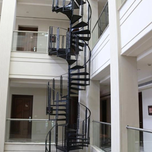 Modern Spiral Cast Iron Staircase