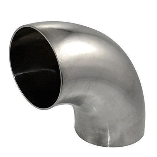 Silver 90 Degree Stainless Steel Elbow