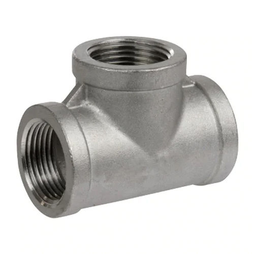 Silver Carbon Steel Socket Weld Equal Tee