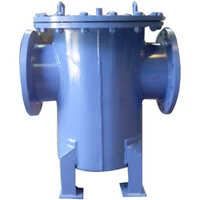Mild Steel Pipe Strainer - High-grade Mild Steel, Multiple Thickness Options, Blue Color, Painted Surface Treatment | Versatile For Diverse Industries