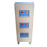 Three Phase Servo Voltage Stabilizer - High Efficiency, High Insulation Resistance | Analog Display, Long Service Life, Warranty Included
