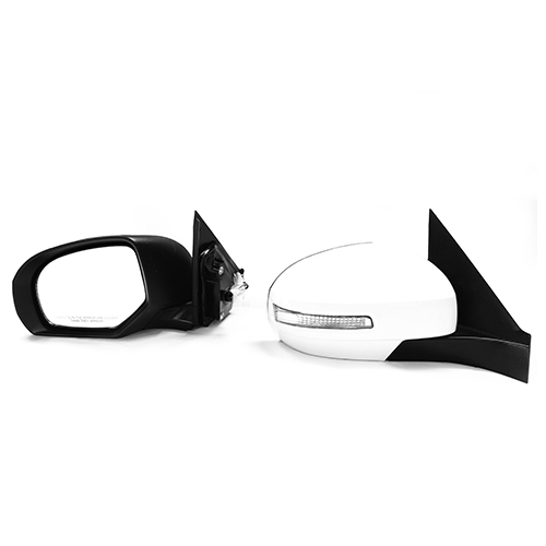 1217 Swift Type -Iii Power Folding White Cover Car Mirror Size: Standard Size