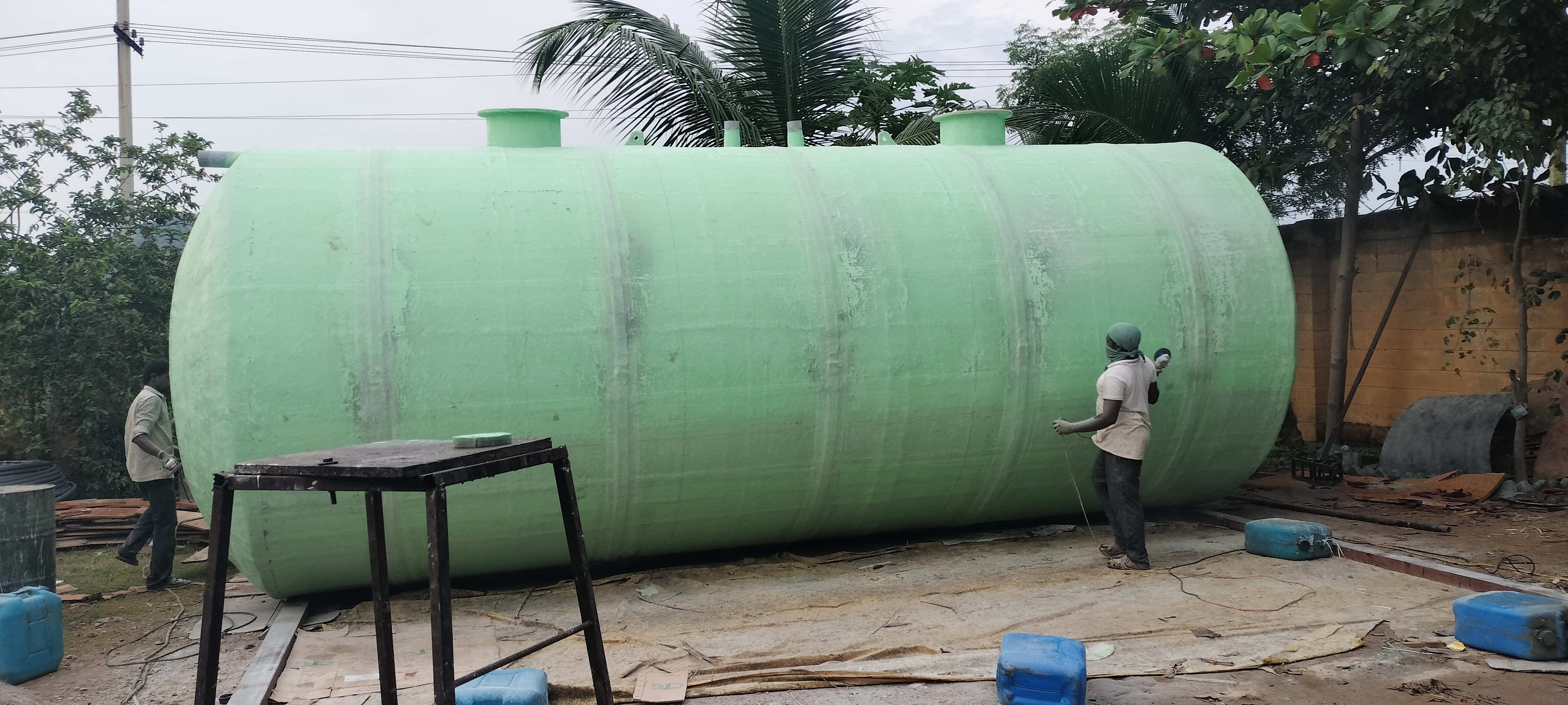 FRP Underground Horizontal  Water Tank