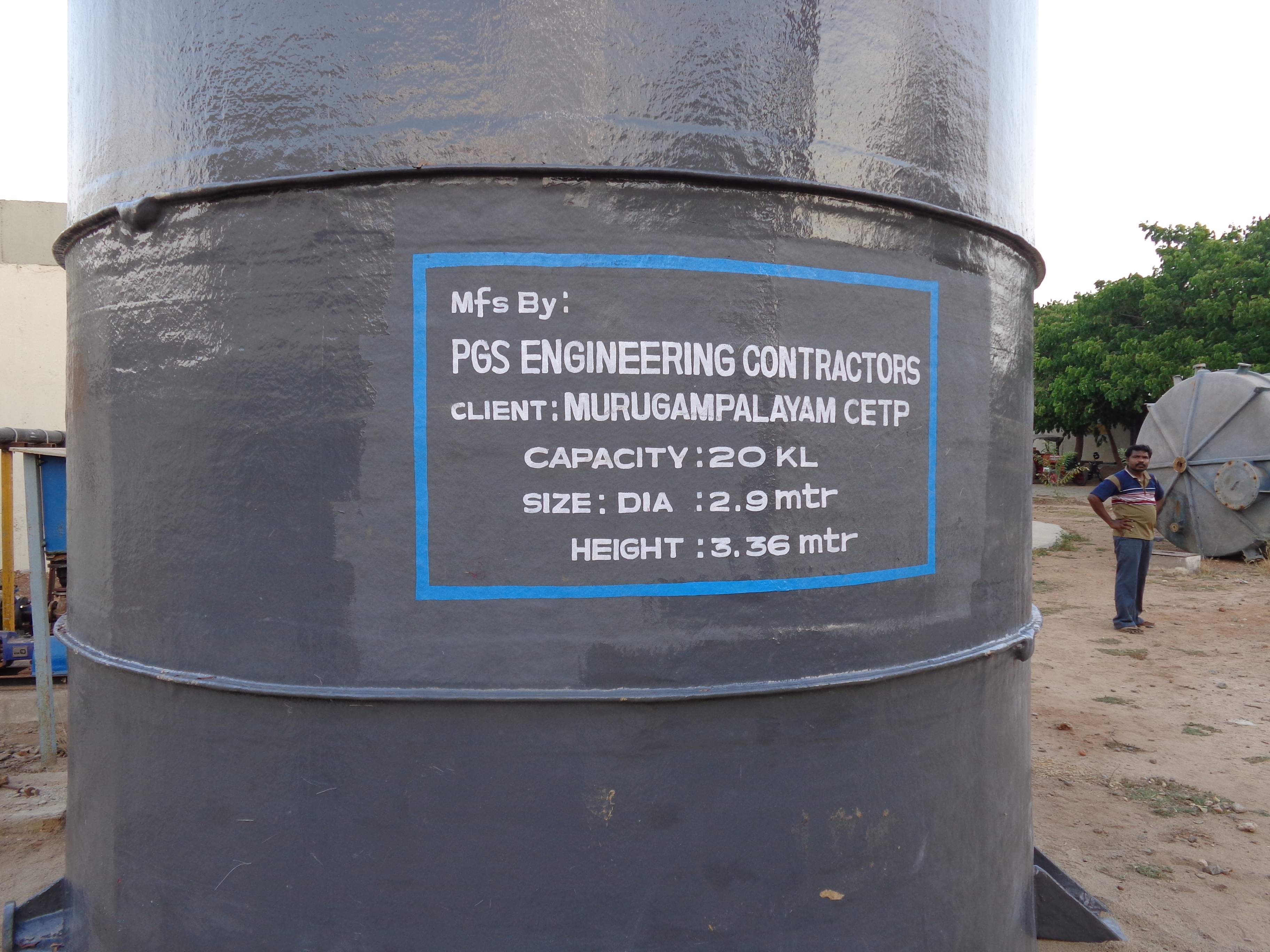 PP FRP CHEMICAL Tank