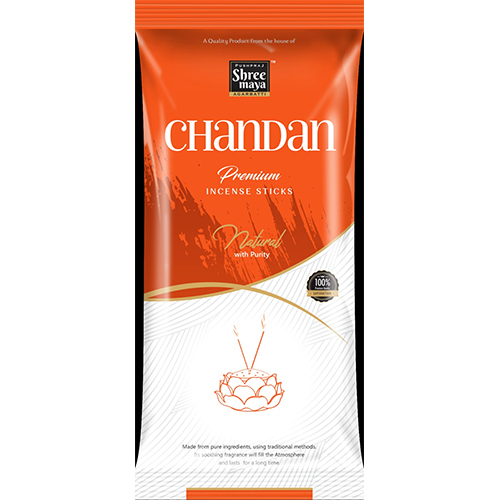 Shree Maya Chandan Incense Sticks - Herbal Fragrance, Eco-Friendly Smooth Surface | Indian Aromatic Incense Sticks