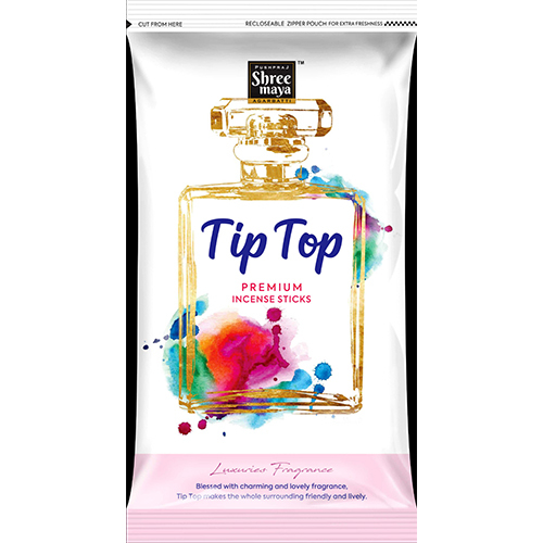 Shree Maya Tip Top Perfume Incense Sticks - Herbal Fragrance, Eco-Friendly Material, Smooth Surface, Aromatic Use
