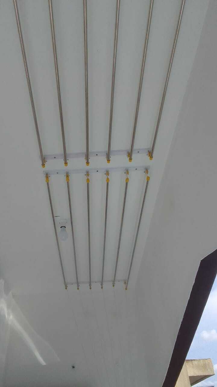 Ceiling mounted pulley type cloth drying hangers in  Kavanur Chennai