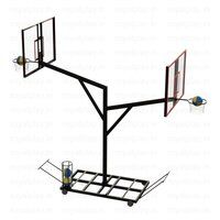 Basket Ball Pole With Acrylic Board
