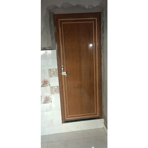 Brown Bathroom Fibre Door