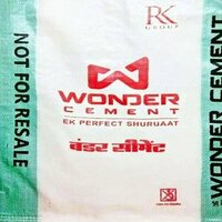 Wonder Ppc Cement - 50kg Hdpe Sack Bag | Low Heat Hydration, Rapid Hardening, Fine Sand Fineness, Robotic Quality Assurance