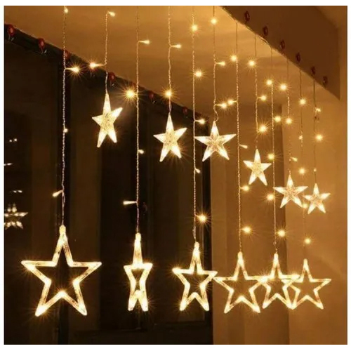 Warm White Raybrite Diwali Decoration Led Star Plug-In 220 V - Material: Plastic