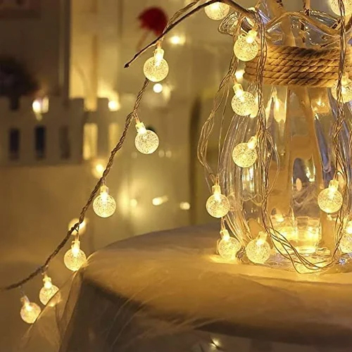 Warm White Gel Ball Decorative Lights - Lantern Type: Hanging Lantern