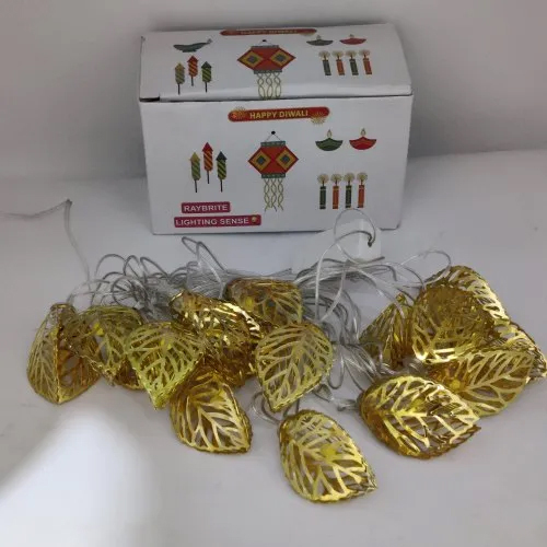 4 Mtr One Color Leaf Led Lights For Decoration 220 Volt