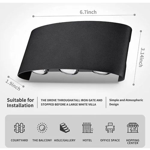 3 Way Wall Mounted Led 