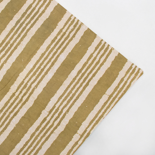 STRIP PRINTED SOFT COTTON UNSTICHED FABRIC