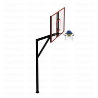 Basketball Pole With FRP Board