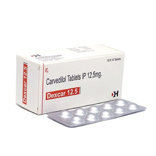 12.5Mg Carvedilol Tablets Ip General Medicines