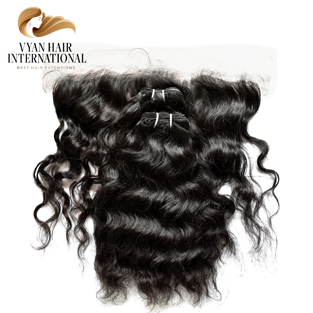 Deep Wave Bundles With Closure Human Hair Virgin Human Hair Bundles And Frontal Closure