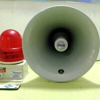 Programmable Audio And Visual Alarm - Alarm Light Color: Red