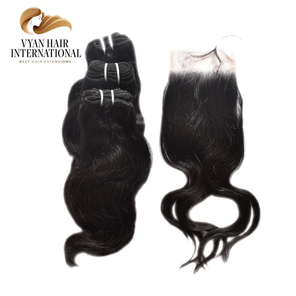 Factory Directly Sale 13X4 Ear To Ear Transparent Lace Body Wave Frontal Closure Top Human Hair For Women Bundle Deals